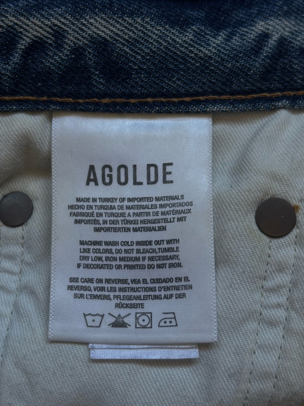 Agolde Riley Denim Short - Picture 6 of 6